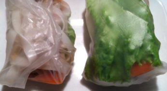 Half-assed recipes: CSA Vegetarian Spring Wrap Rolls