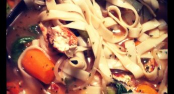 Half-assed CSA Recipe: Vegetarian Ramen (or Udon) Inspired Soup