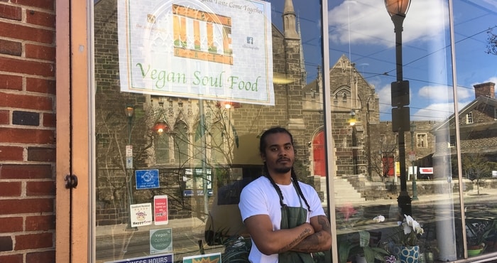 Khetab Corindaldi, one of the owners of Nile Cafe in Germantown.