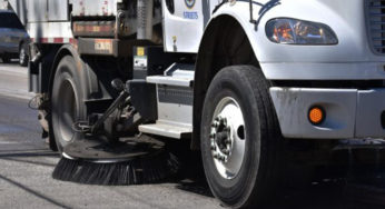 Philadelphia revives street sweeping program, complete with leafblowers